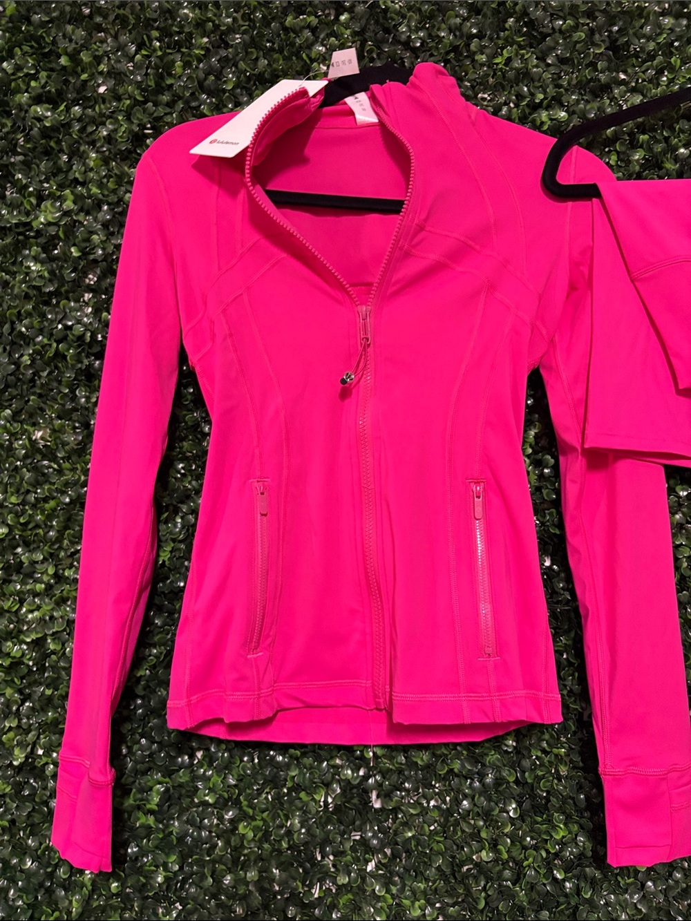 lululemon athletica Hot Pink Performance Zip Jacket